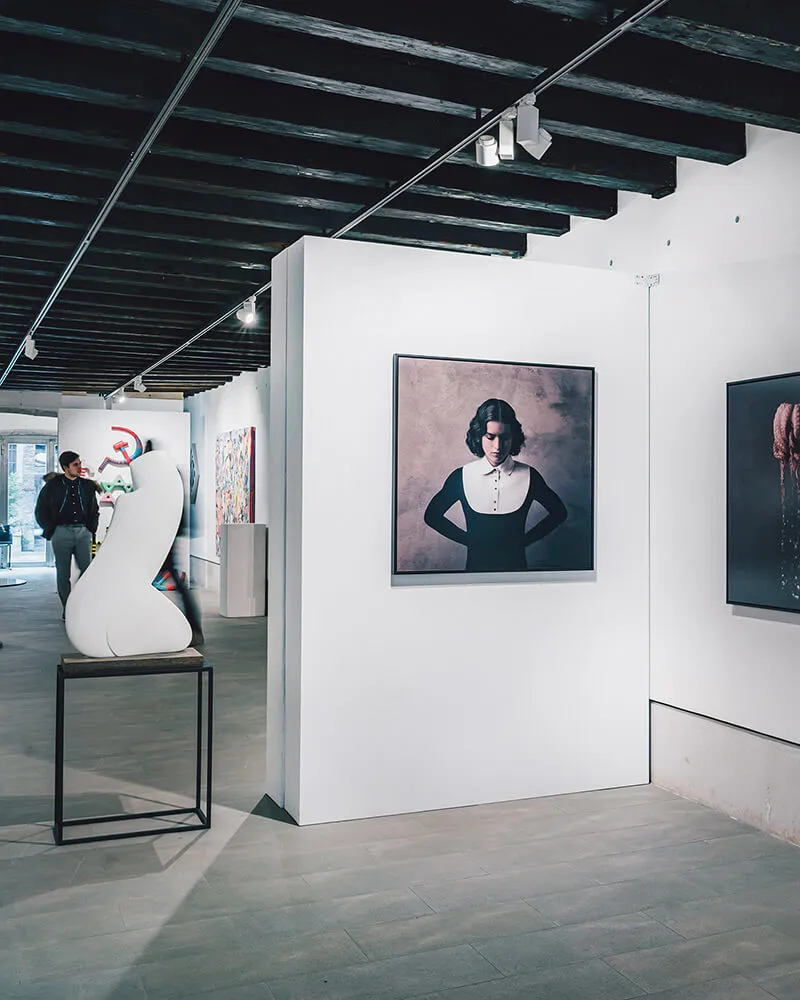 UI/UX Web Design — Galleria d'arte contemporanea Bugno Art Gallery a Venezia